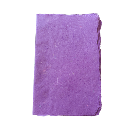 Handmade Paper Purple Booklet