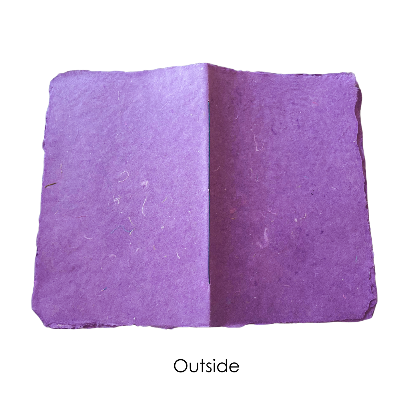 Handmade Paper Purple Booklet