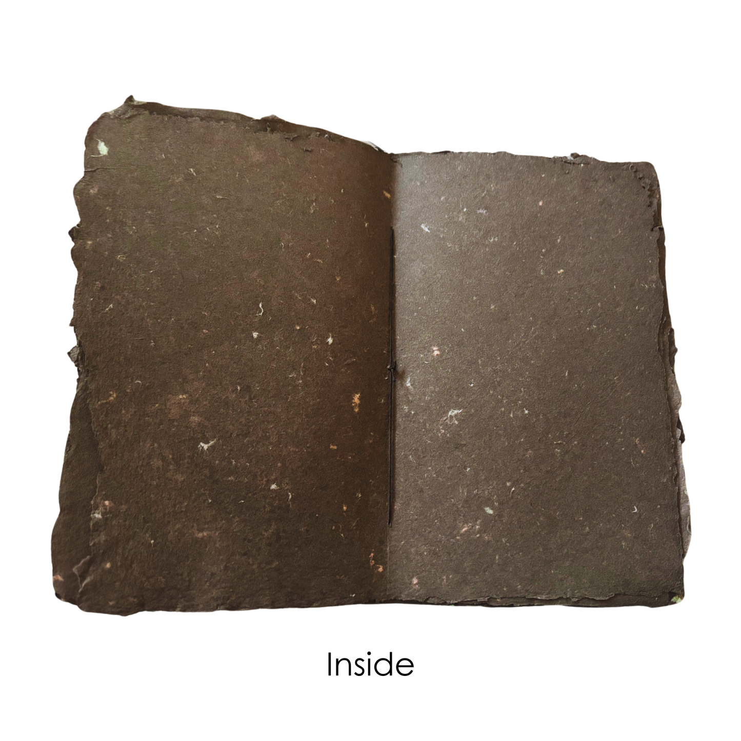 Handmade Paper Black and Bronze Booklet