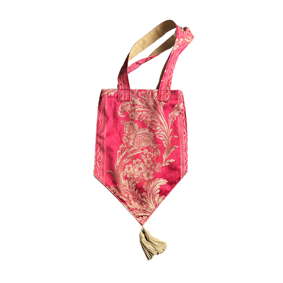 Pointed Tassel Tote Bag
