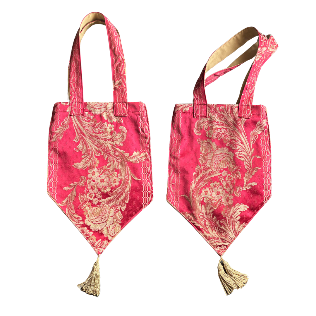 Pointed Tassel Tote Bag